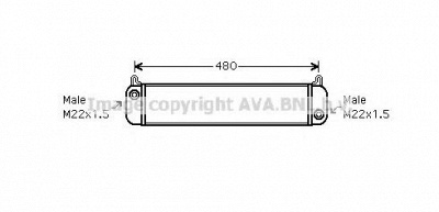 AVA QUALITY COOLING ms3010 -  масляный радиатор, двигательное масло